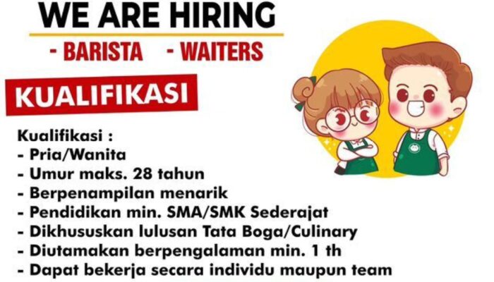 Lowongan Kerja Barista Street Sushi Purwokerto