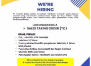 Lowongan Kerja Sales Taking Order (TO) Purwokerto