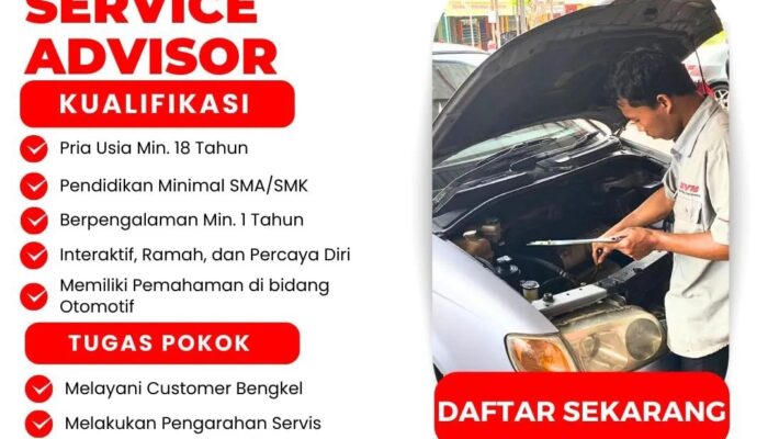 Lowongan Kerja Service Advisor Arum Sari Purwokerto