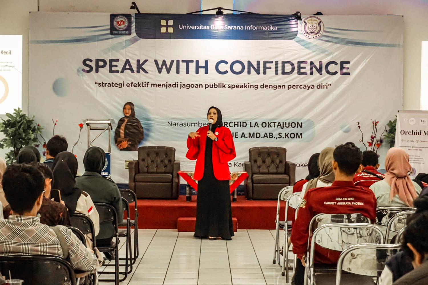 BEM Universitas BSI Kampus Purwokerto Adakan Seminar Public Speaking Bergengsi