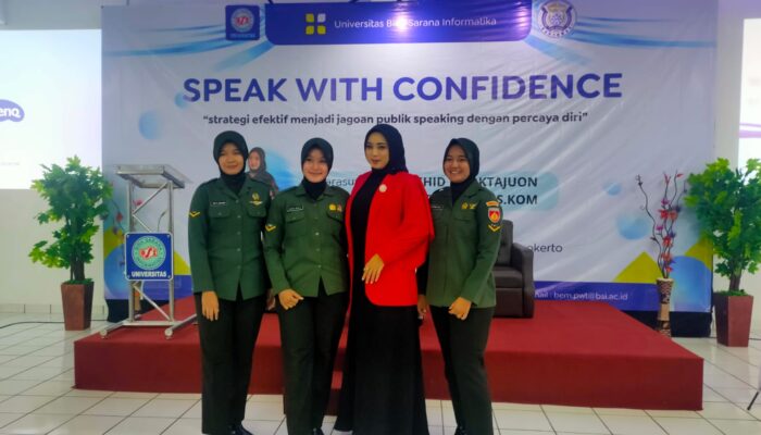 Korem 071/Wijayakusuma Ikuti Seminar Public Speaking Di Universitas BSI Kampus Purwokerto