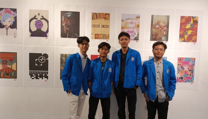 Mahasiswa UBSI Purwokerto Kunjungi Pameran Poster di Universitas Telkom